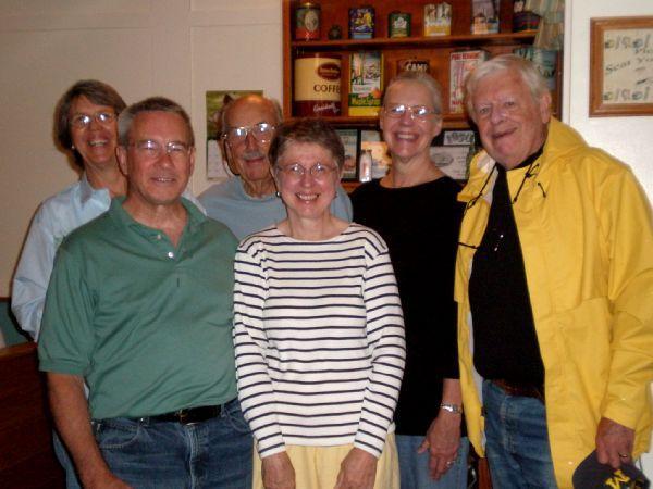 The Reunion Gang - Steve's Park Diner, Middlebury.jpg - The Reunion Crew at Steve's Park Diner